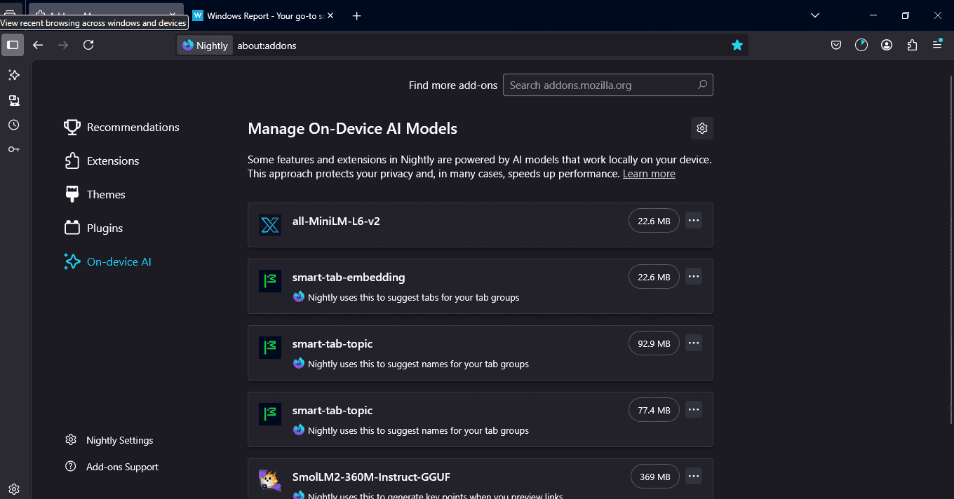  Firefox 140 ԣ֧ûɾ˲ AI ģ