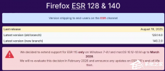Firefox ٴӳԾɰ Windows ϵͳ֧ޣ 2026  3 
