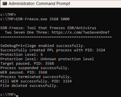 EDR-Freeze  Win11 24H2  Defender ɱߣ