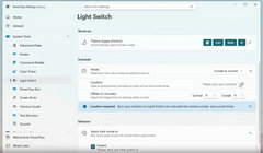 微软 PowerToys 新工具 “Light Switch” :支持 Win11 深浅模式自动切换