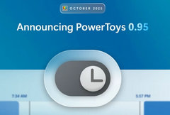 微软发布 PowerToys 0.95 版本!支持深浅模式自动切换与空格键文件预览