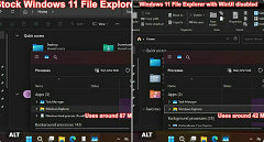 һ�н�� Win11 �ļ������� �����ⵯ�� ���⣬���ڴ�ռ�ñ���Լ 51%