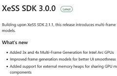 Ӣ�ض� XeSS 3 SDK ������֧�ֶ�֡���ɼ���
